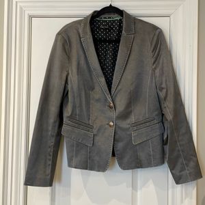 Cotton polyester silver/grey jacket by Marc Aurel. Size 42.